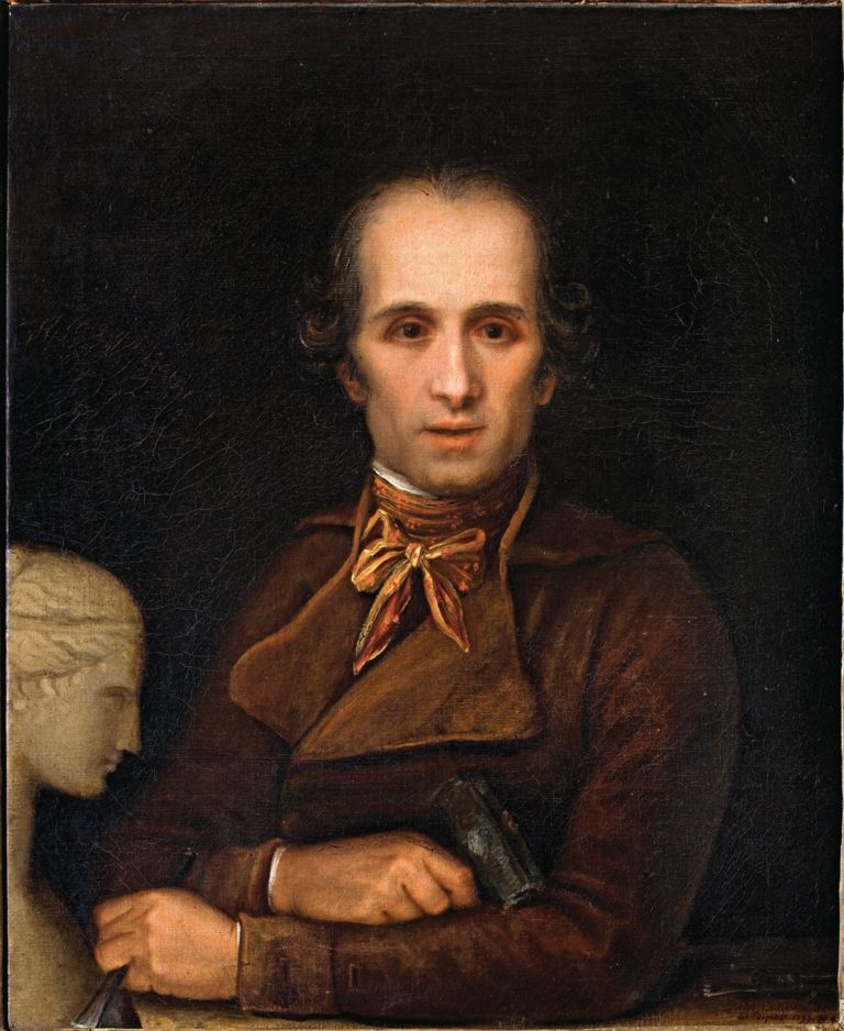 Antonio Canova, Autoritratto come scultore, 1799, olio su tela, 73 x 61 cm. Possagno, Museo e Gipsoteca Antonio Canova