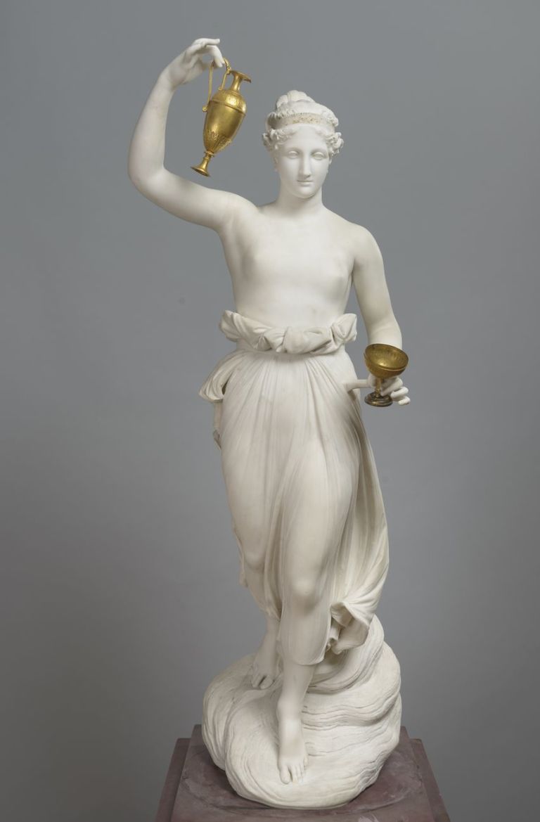 Antonio Canova, Ebe, 1800 05, marmo e bronzo dorato, 161 x 49 x 53,5. San Pietroburgo, Museo Statale Ermitage. Photo © The State Hermitage Museum, 2019