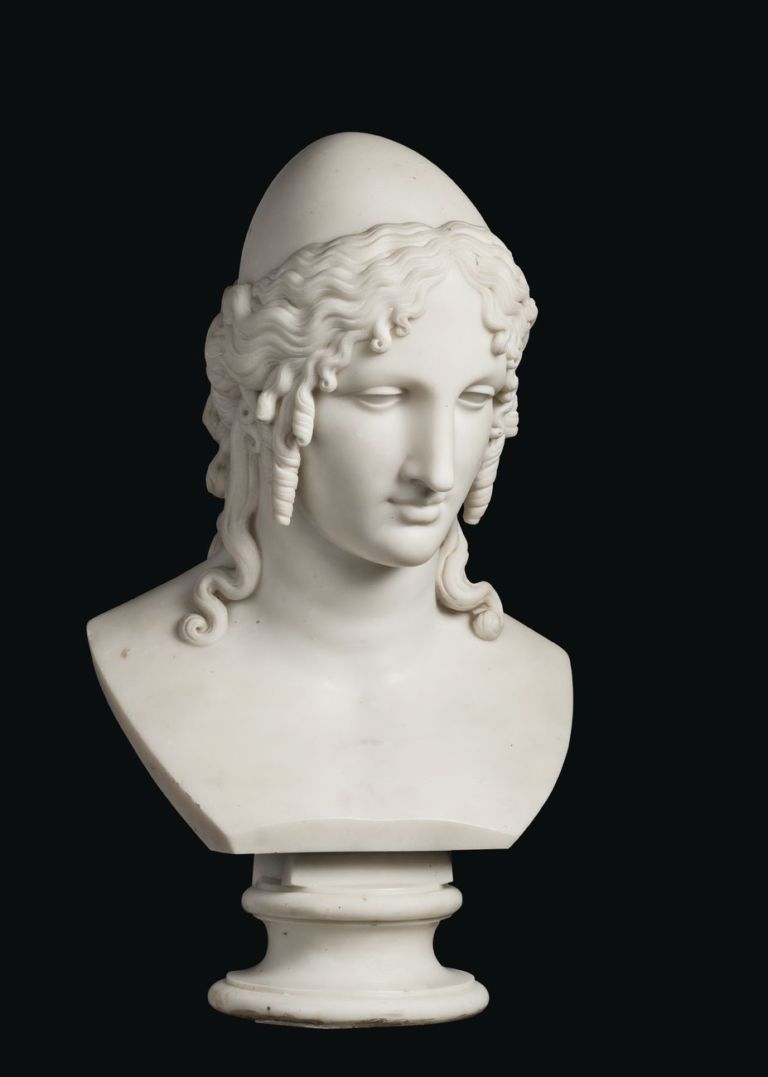 Antonio Canova, Elena, 1819 ca., marmo, 64 x 39 x 30 cm. San Pietroburgo, Museo Statale Ermitage