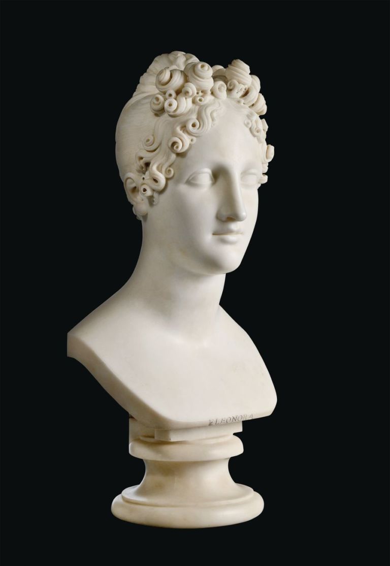 Antonio Canova, Eleonora d’Este, 1819, marmo, 45 x 25 x 21 cm. Brescia, Pinacoteca Tosio Martinengo