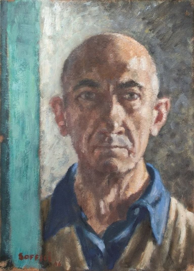 Ardengo Soffici, Autoritratto, 1946. Faloppio, Collezione Dellacà