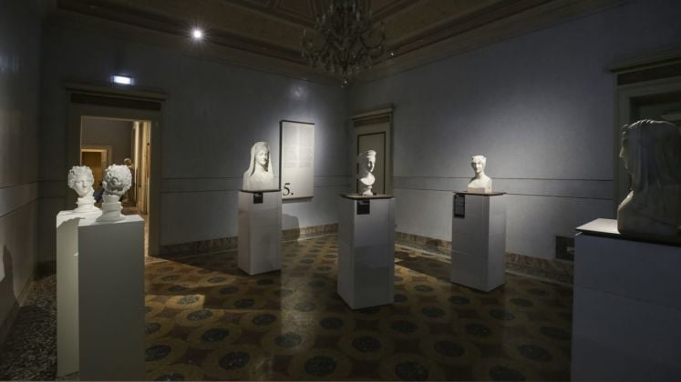 Canova. I volti ideali. Exhibition view at Galleria d'Arte Moderna, Milano 2019. Photo Alessandra di Consoli
