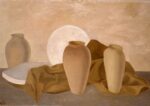 Corrado Cagli, I vasi, 1934, olio su tavola, 55x85 cm. Collezione Jacorossi, Roma