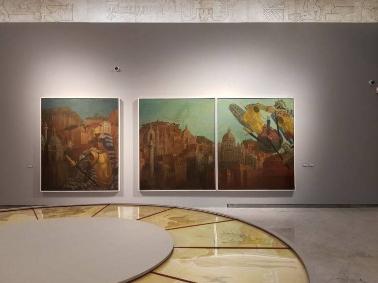 Corrado Cagli. Folgorazioni e Mutazioni. Exhibition view at Museo di Palazzo Cipolla, Roma 2019