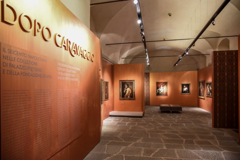Dopo Caravaggio, installation view at Palazzo Pretorio, Prato 2019. Photo Marco Badiani