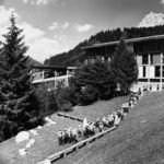 Edoardo Gellner, Villaggio Eni Colonia montana, Borca di Cadore, anni '50 © Archivio Studio Gellner