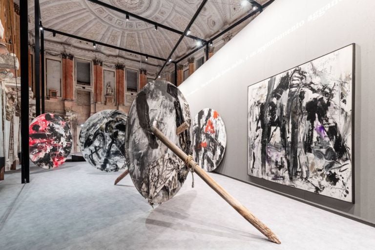 Emilio Vedova. Installation view at Palazzo Reale, Milano 2019. Photo Marco Cappelletti