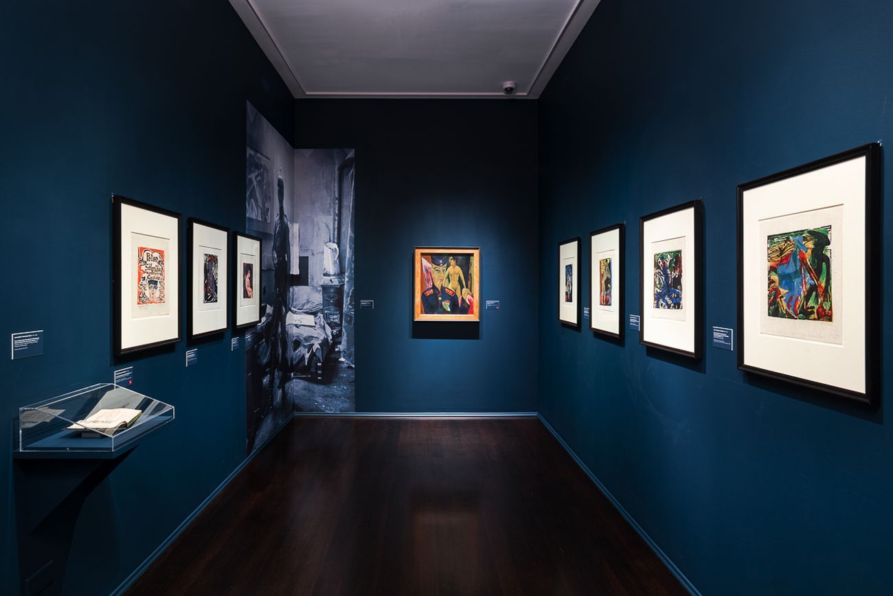 Ernst Ludwig Kirchner. Installation view at Neue Galerie, New York 2019