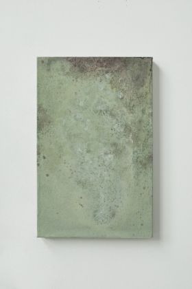 Fabio Marullo, Misura e forma di ciò che è dentro, 2019, oil on linen, cm 55x35