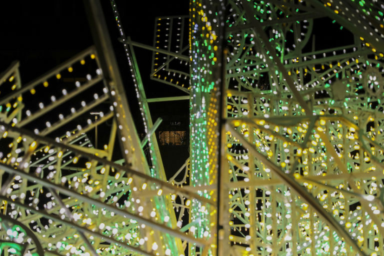 Fabrizio Cicero, Ordine Nuovo, 2019, installazione. L'inaugurazione, piazza Jan Palach. (Ph Credit Maria Giovanna Sodero)