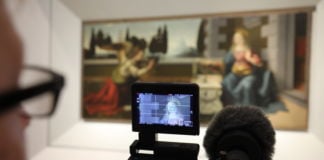 Filming EOS Leonardo The Works © EXHIBITION ON SCREEN