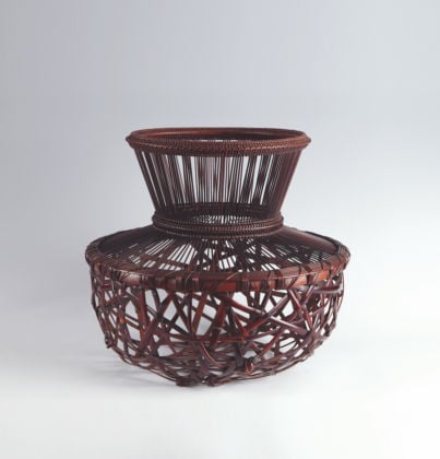 Flower Basket Named ‘Morning Light’ by Iizuka Shokansai (ca 1980), by Thomsen Gallery, New York