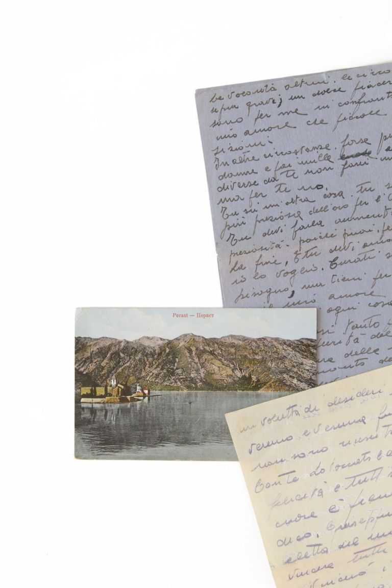 Frammenti di lettere e cartolina, 1941