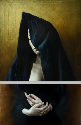 Francesca Genovese, Origin, 2019, olio su tela. Courtesy l'artista