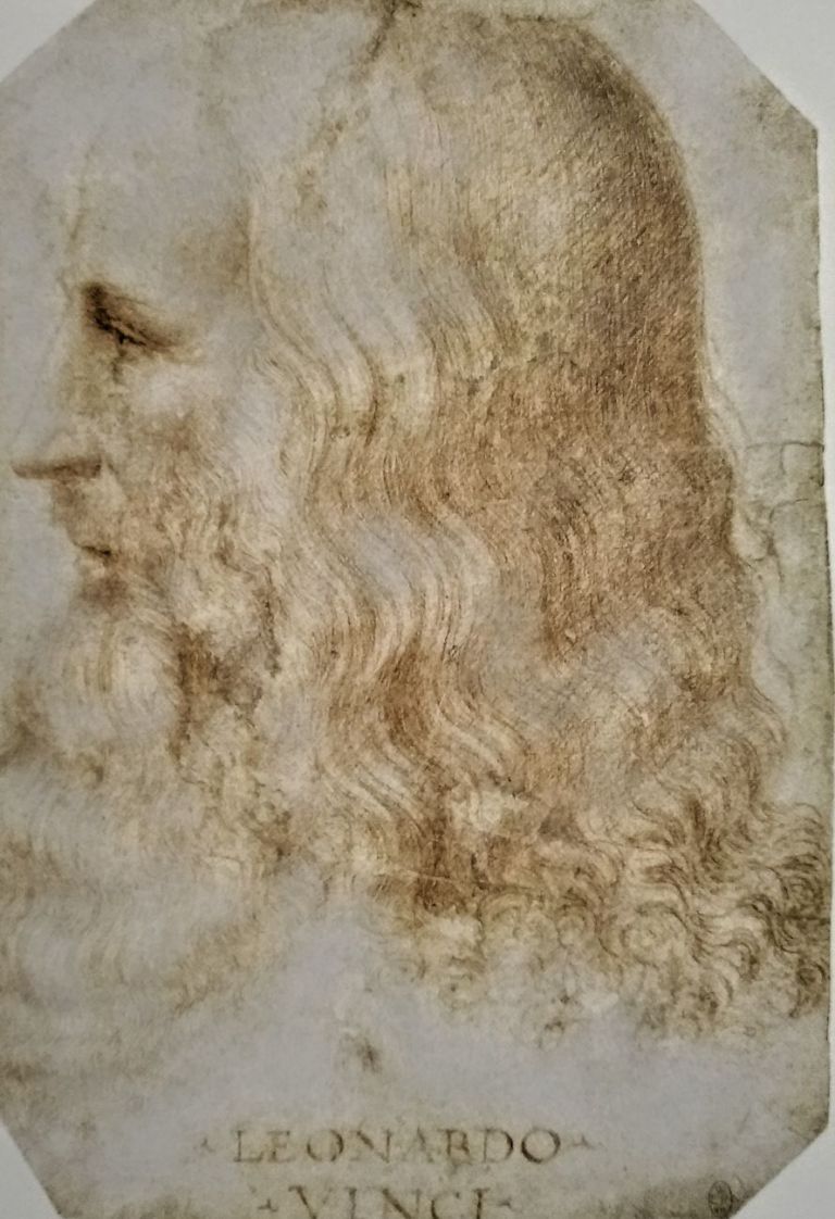 Francesco Melzi, Ritratto di Leonardo da Vinci. The Royal Collection, HM Queen Elizabeth II, Windsor