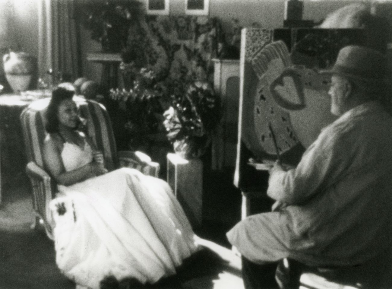 François Campaux, Henri Matisse, 1946, film still. Courtey M. Cavaglione Valio. Photogramma Ville de Nice