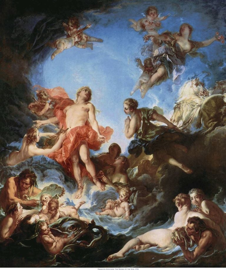 François Boucher, The rising of the Sun, olio su tela, 1752. Londra, Wallace Collection