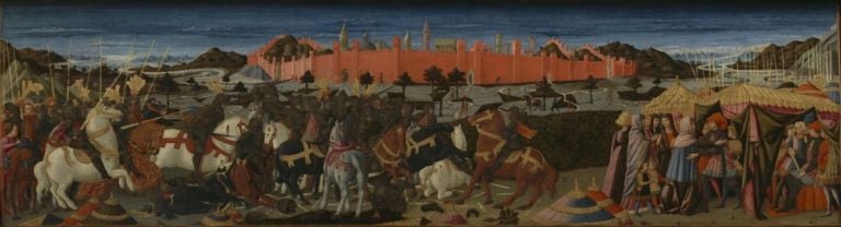 Giovanni di ser Giovanni Guidi detto Lo Scheggia, Storia di Coriolano (fronte di un cassone), 1460 65 ca.