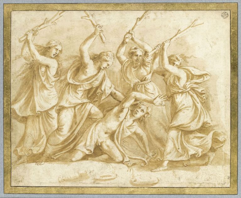 Giulio Romano, Morte d’Orfeo. Parigi, Musée du Louvre, Département des Arts graphiques