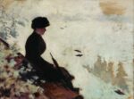 Giuseppe De Nittis, Effetto di neve, 1880 ca., olio su tela, cm 54 x 73. Barletta, Pinacoteca