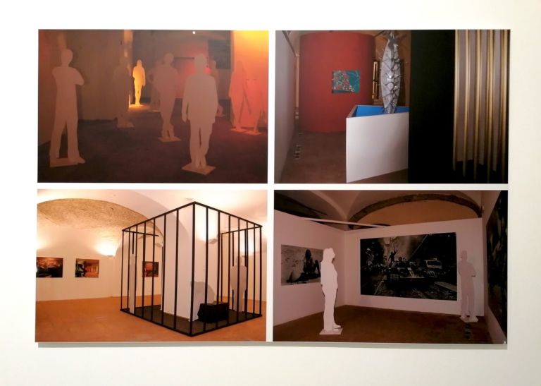 Gruppo Mauthausen, installazioni nell'ambito della mostra Permanenze 1974 2014. MARCA, Catanzaro 2014