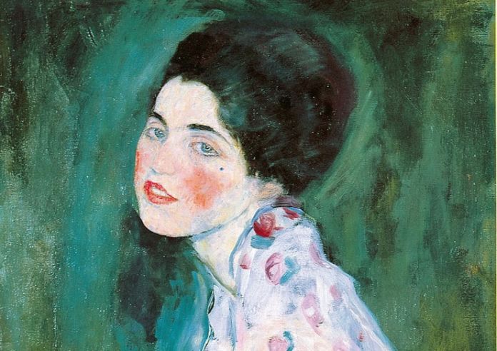 Gustav Klimt, Ritratto di Signora, 1916-17 (dettaglio)