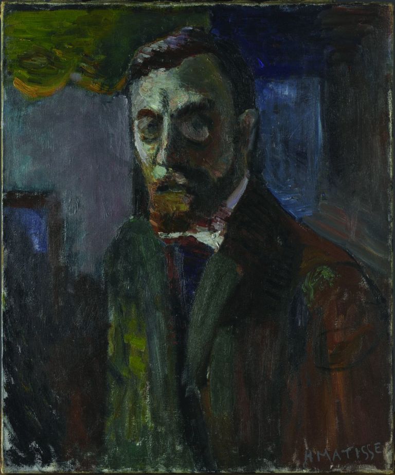 Henri Matisse, Autoportrait, 1900. Centre Pompidou, Musée national d’art moderne Centre de création industrielle © Photo RMN © Succession H. Matisse