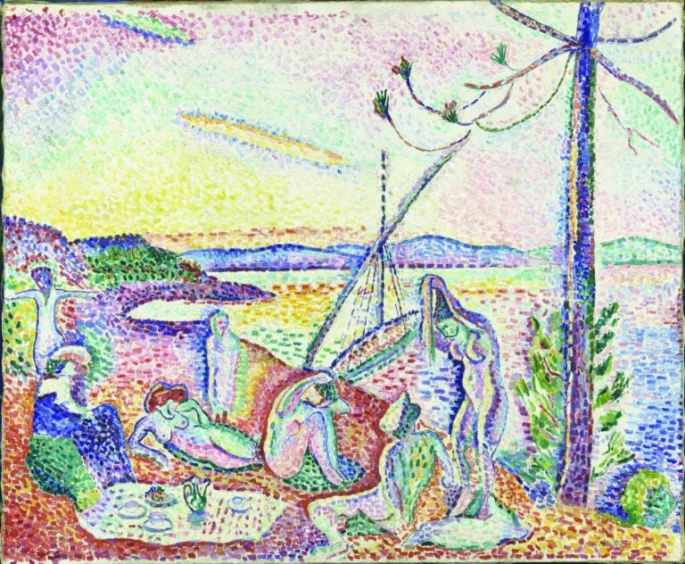 Henri Matisse, Luxe, calme et volupté, 1904. Centre Pompidou, Musée national d’art moderne Centre de création industrielle © Photo RMN © Succession H. Matisse