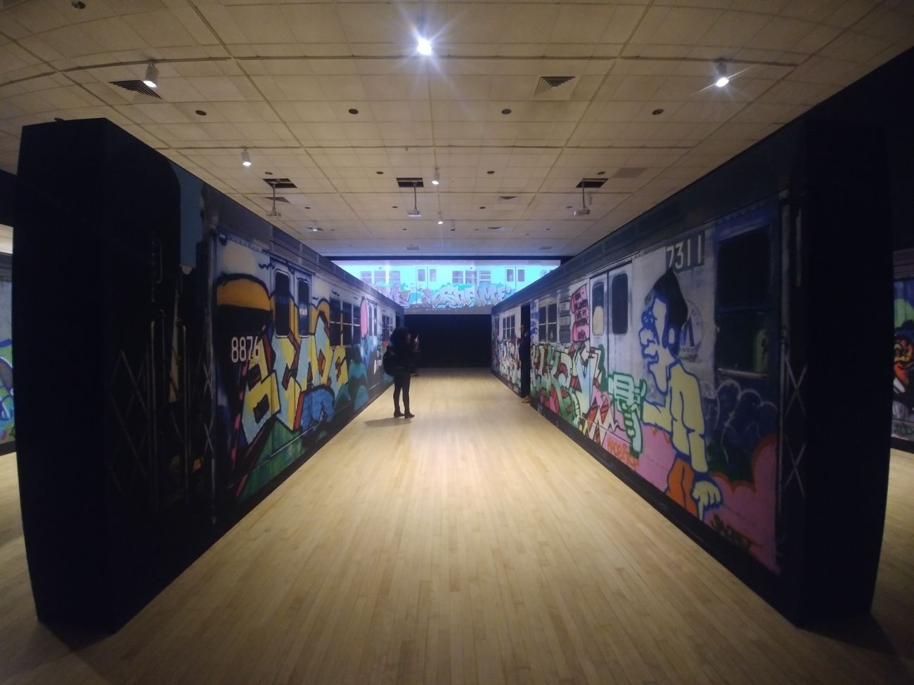 Henry Chalfant. Art vs. Transit, 1977 1987. Exhibition view at The Bronx Museum of the Arts, New York 2019. Photo Maurita Cardone