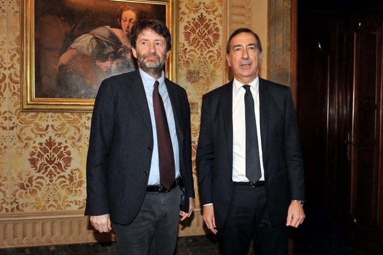 Il ministro Franceschini e il sindaco Sala