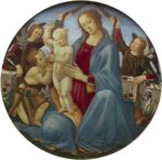 Jacopo di Arcangelo detto Jacopo del Sellaio, Madonna dell'Umiltà con il Bambin Gesù, San Giovanni Battista e due angeli, 1490 ca.