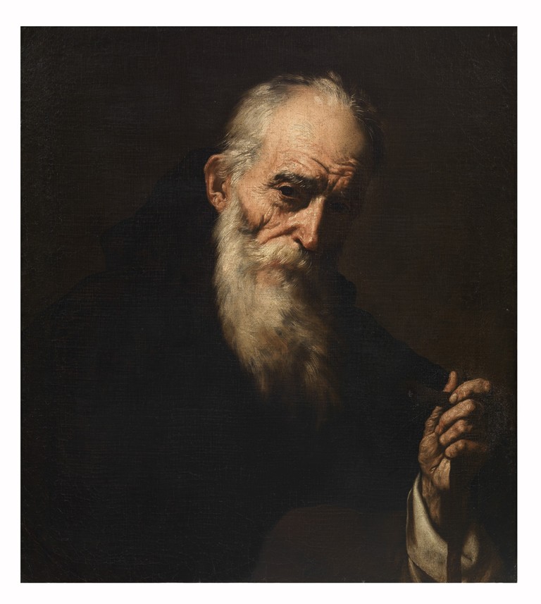 Jusepe de Ribera, Sant’Antonio abate, 1638. Collezione Fondazione De Vito