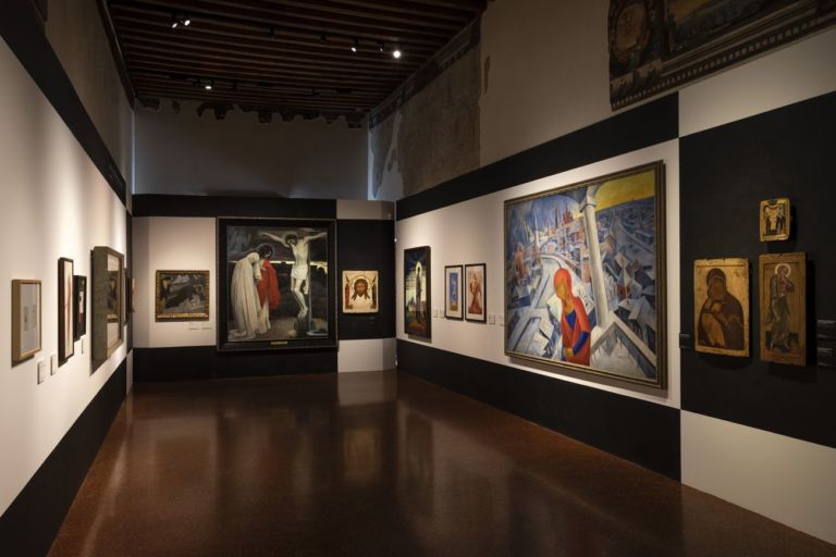 Kandinskij, Goncarova, Chagall. Sacro e bellezza nell’arte Russa. Exhibition view at Gallerie d’Italia - Palazzo Leoni Montanari, Vicenza 2019