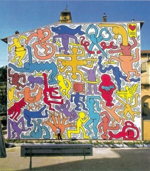 Piergiorgio Castellani, Keith Haring e il murale Tuttomondo. Storia di una amicizia