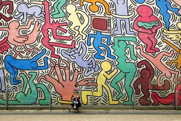 Keith Haring, Tuttomondo, Pisa. Foto scattata nel 2018