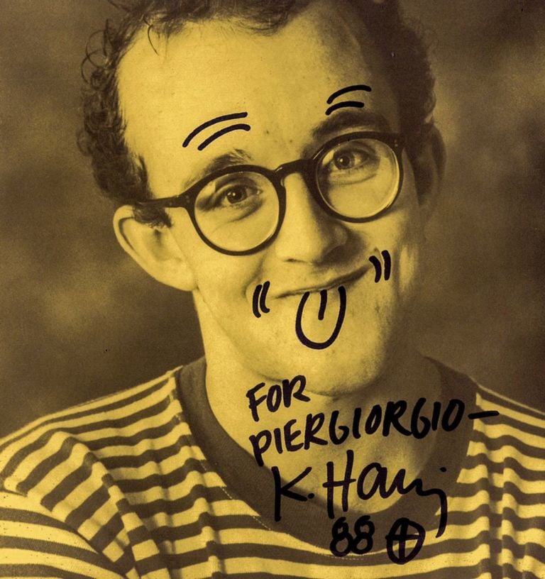Keith Haring per Piergiorgio Castellani, 1988