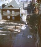 La Angels Flight a Bunker Hill, 1962. Courtesy of Dianne Woods and the George Mann Archives. Photo George Mann