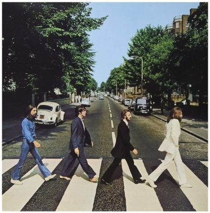 La copertina di Abbey Road dei Beatles