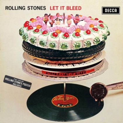 La copertina di Let it bleed dei Rolling Stones, ideata dal grafico Robert Brownjohn
