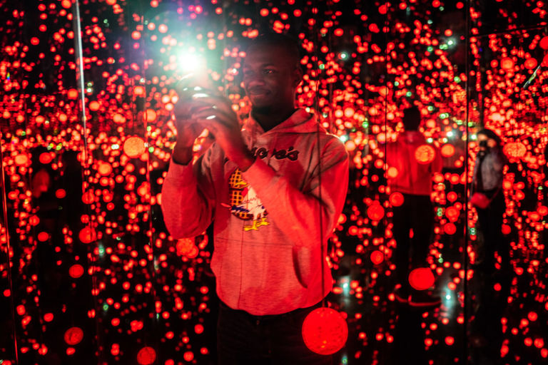 Yayoi Kusama da Daviod Zwirner New York. ph. Magnani