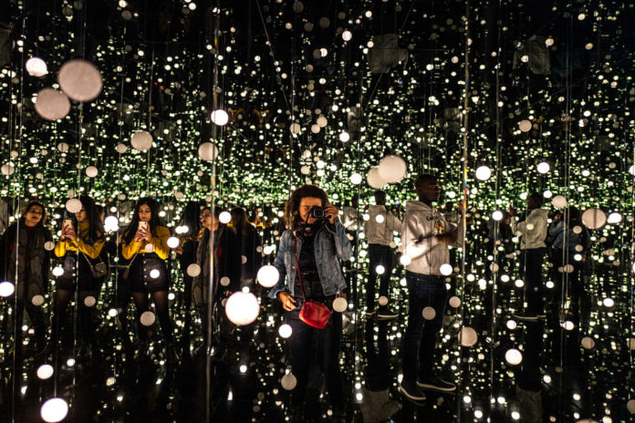 Tatoi Kusama da Daviod Zwirner New York. ph. Magnani