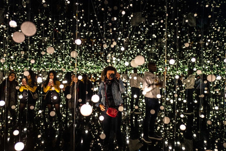 Tatoi Kusama da Daviod Zwirner New York. ph. Magnani