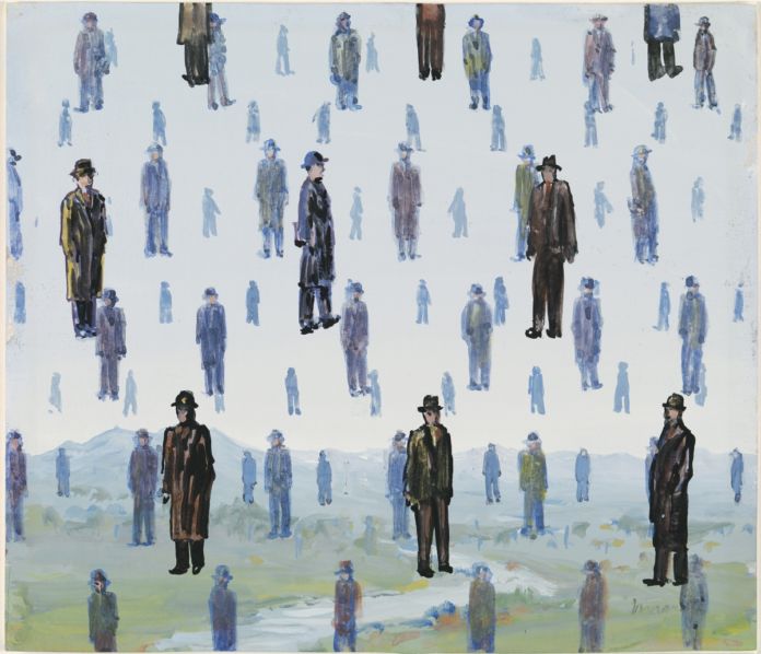 Magritte Golconde © Ch. Herscovici, with his kind authorization co SABAM, Belgium