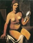 Mario Sironi, Nudo allo specchio, 1923. Olio su tela. Collezione privata. Courtesy Studio d’Arte Nicoletta Colombo, Milano