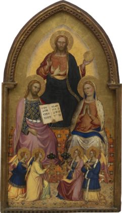 Niccolò di Pietro Gerini, Trinità con la Vergine e quattro angeli, 1380 85 ca.