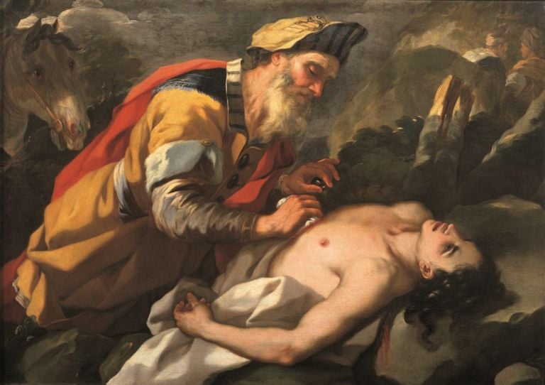 Nicola Malinconico, Il buon Samaritano, 1703 1706. Prato, Palazzo Pretorio
