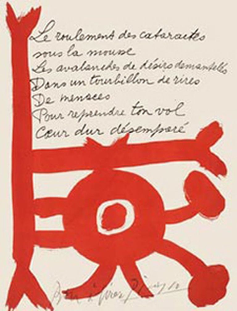 Pablo Picasso, Piere Reverdy, Le Chant des Morts. Poemes, 1948, Paris, Tériade. Busseto, Biblioteca Fondazione Cassa di Risparmio di Busseto, Donazione Corrado Mingardi