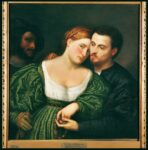 Paris Bordon, Gli amanti veneziani, 1525 30. Milano, Pinacoteca di Brera