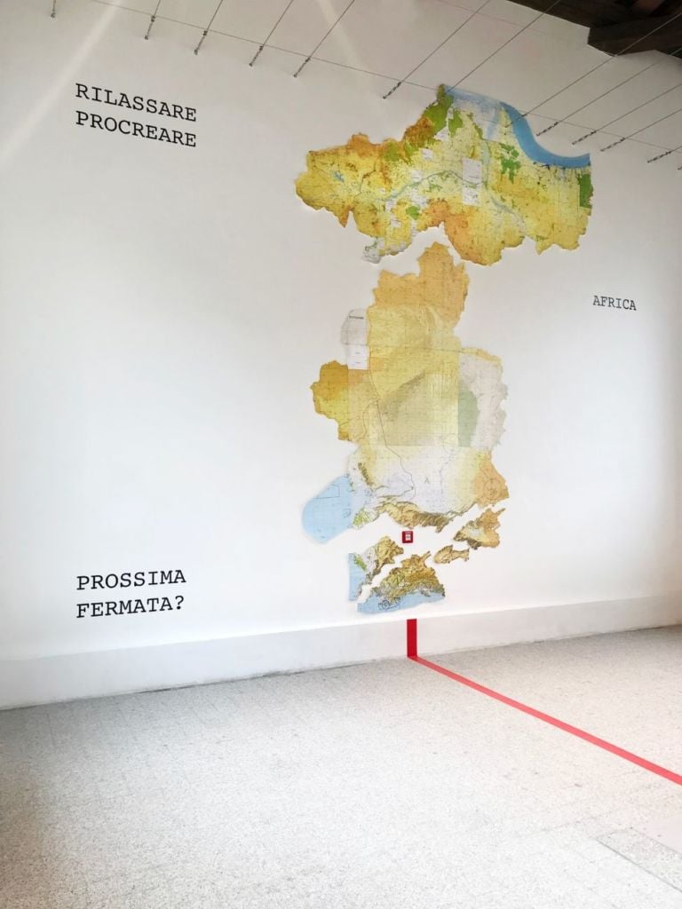 Peter Fend, Africa Arctic Flyway. Museo Nivola, Orani 2019. Courtesy of Lennart Wolff