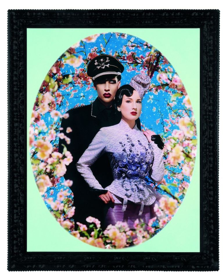 Pierre et Gilles, Le Grand Amour, Marilyn Manson et Dita von Teese. Pinault Collection © Pierre et Gilles. Courtesy Noirmontartproduction